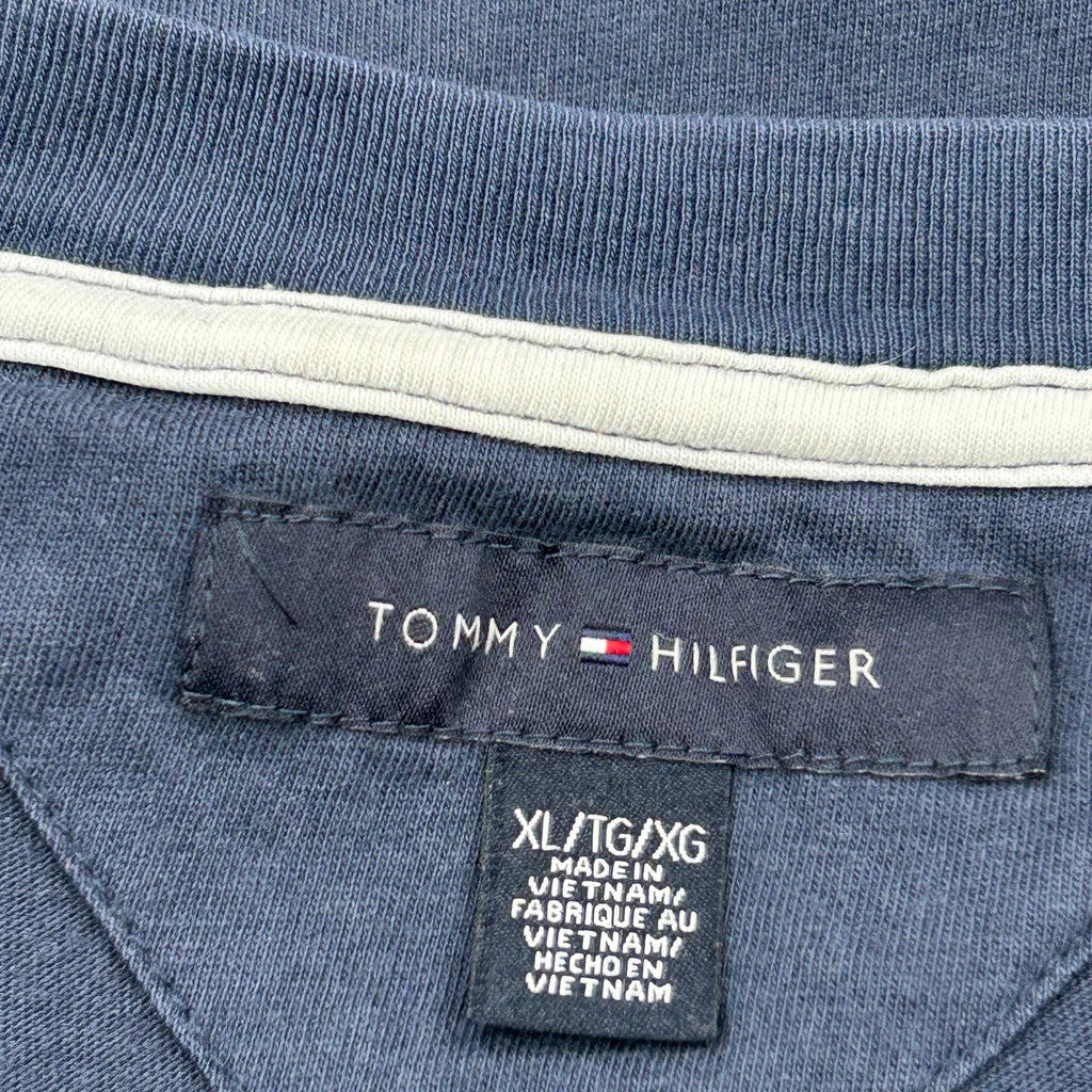 Tommy Hilfiger Long Sleeve T-Shirt - XL Navy Cotton - Image 3