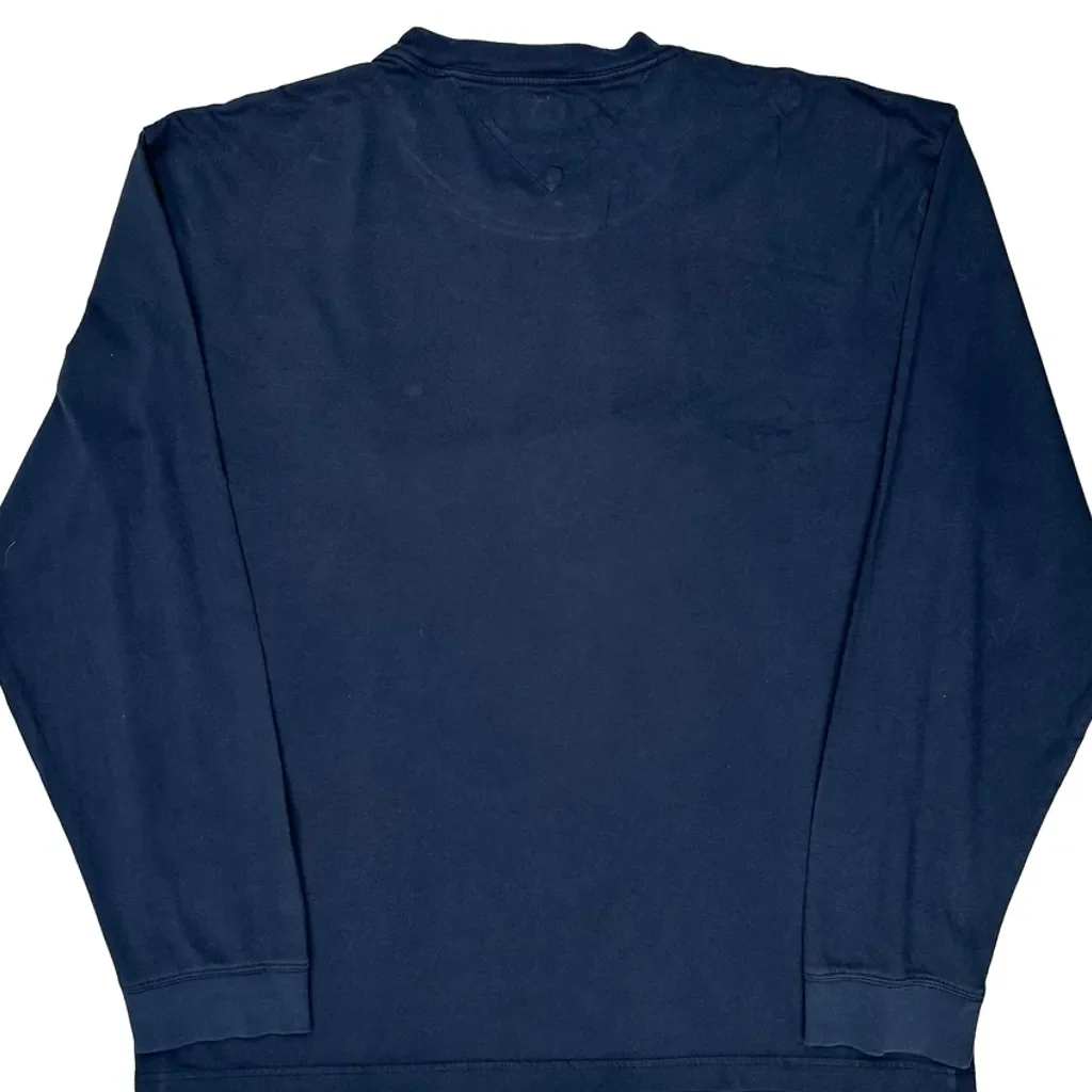 Tommy Hilfiger Long Sleeve T-Shirt - XL Navy Cotton - Image 6