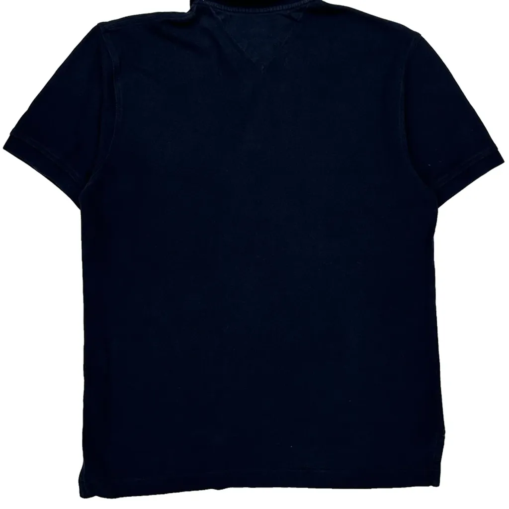 Tommy Hilfiger Slim Fit Polo Shirt - Large Black Cotton - Image 7