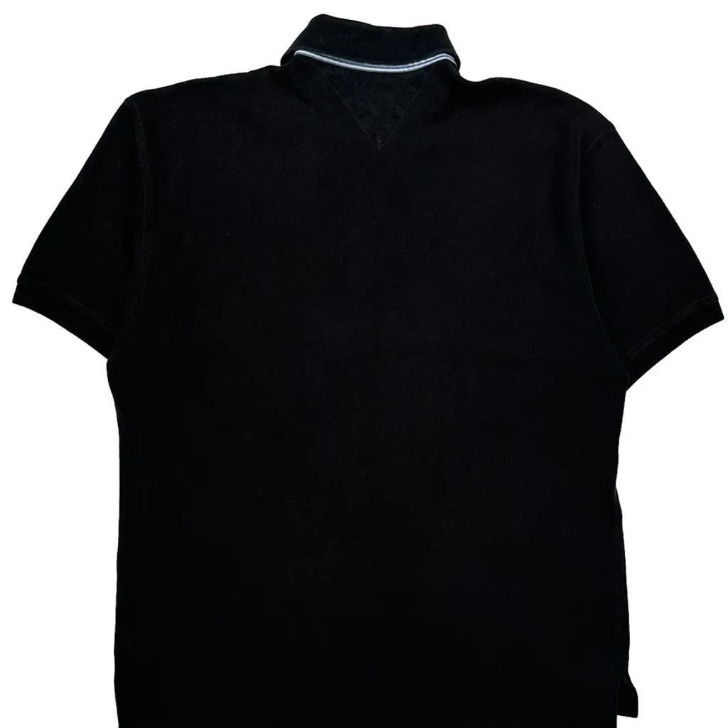 Tommy Hilfiger Polo Shirt - Large Black Cotton - Image 6