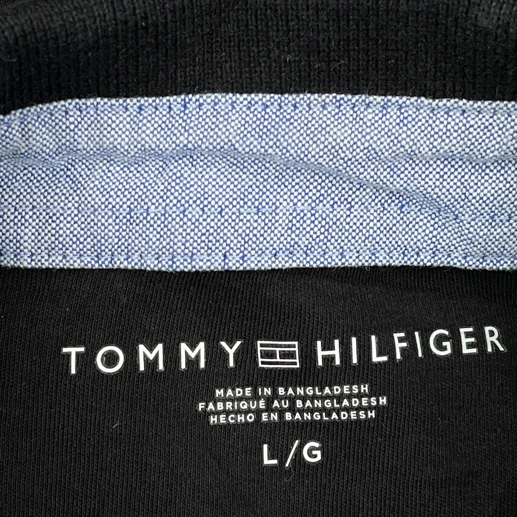 Tommy Hilfiger Polo Shirt - Large Black Cotton - Image 3