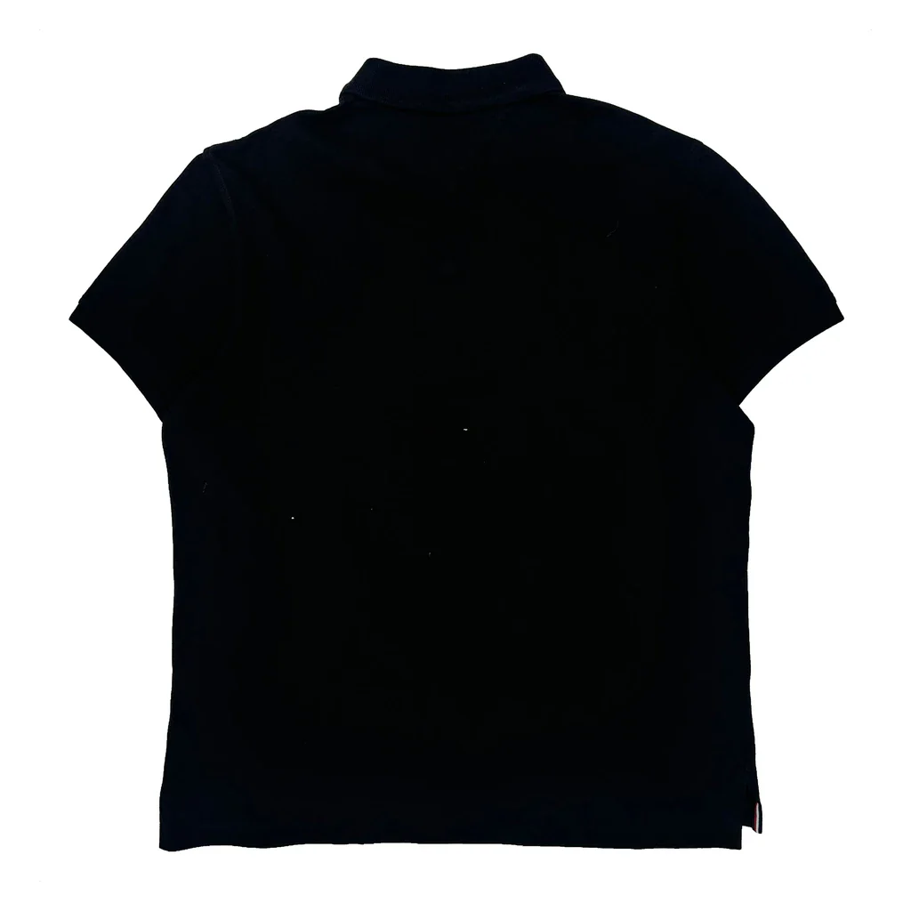 Tommy Hilfiger Polo Shirt - Medium Black Cotton - Image 2