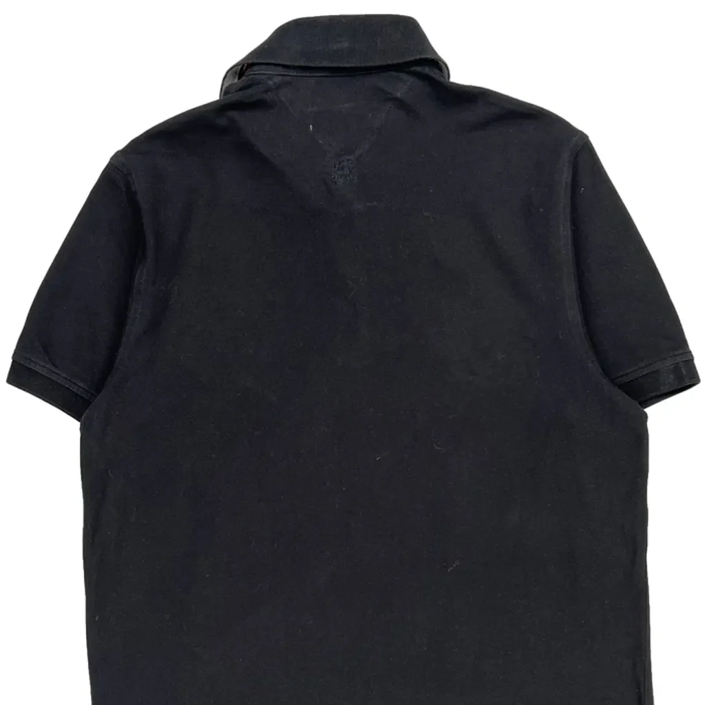 Tommy Hilfiger Slim Fit Polo Shirt - Medium Black Cotton - Image 6
