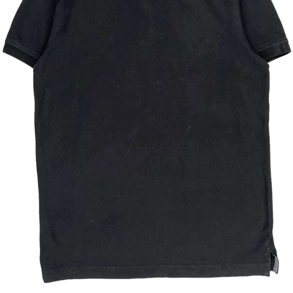 Tommy Hilfiger Slim Fit Polo Shirt - Medium Black Cotton - Image 7