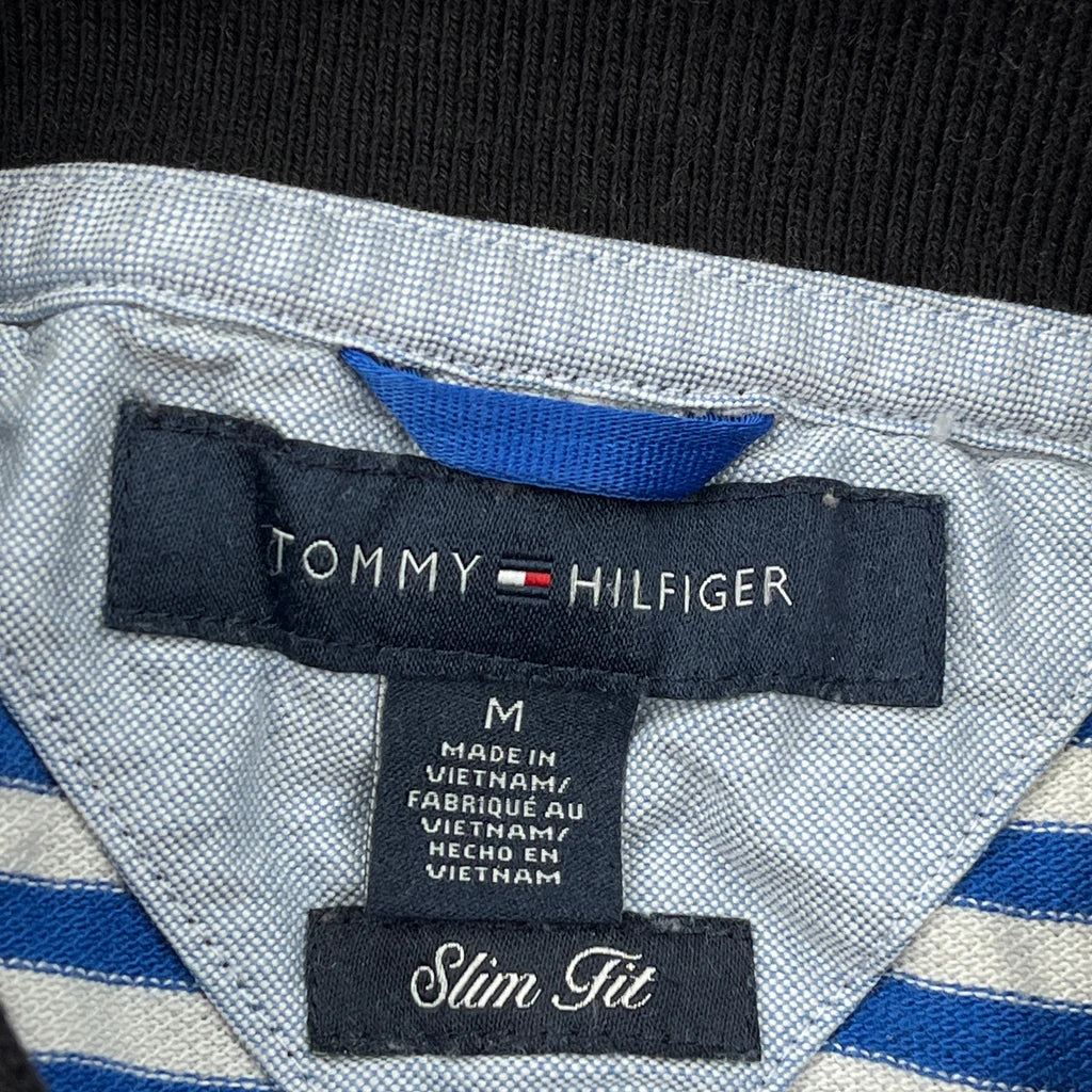 Tommy Hilfiger Slim Fit Polo Shirt - Medium Black Cotton - Image 3