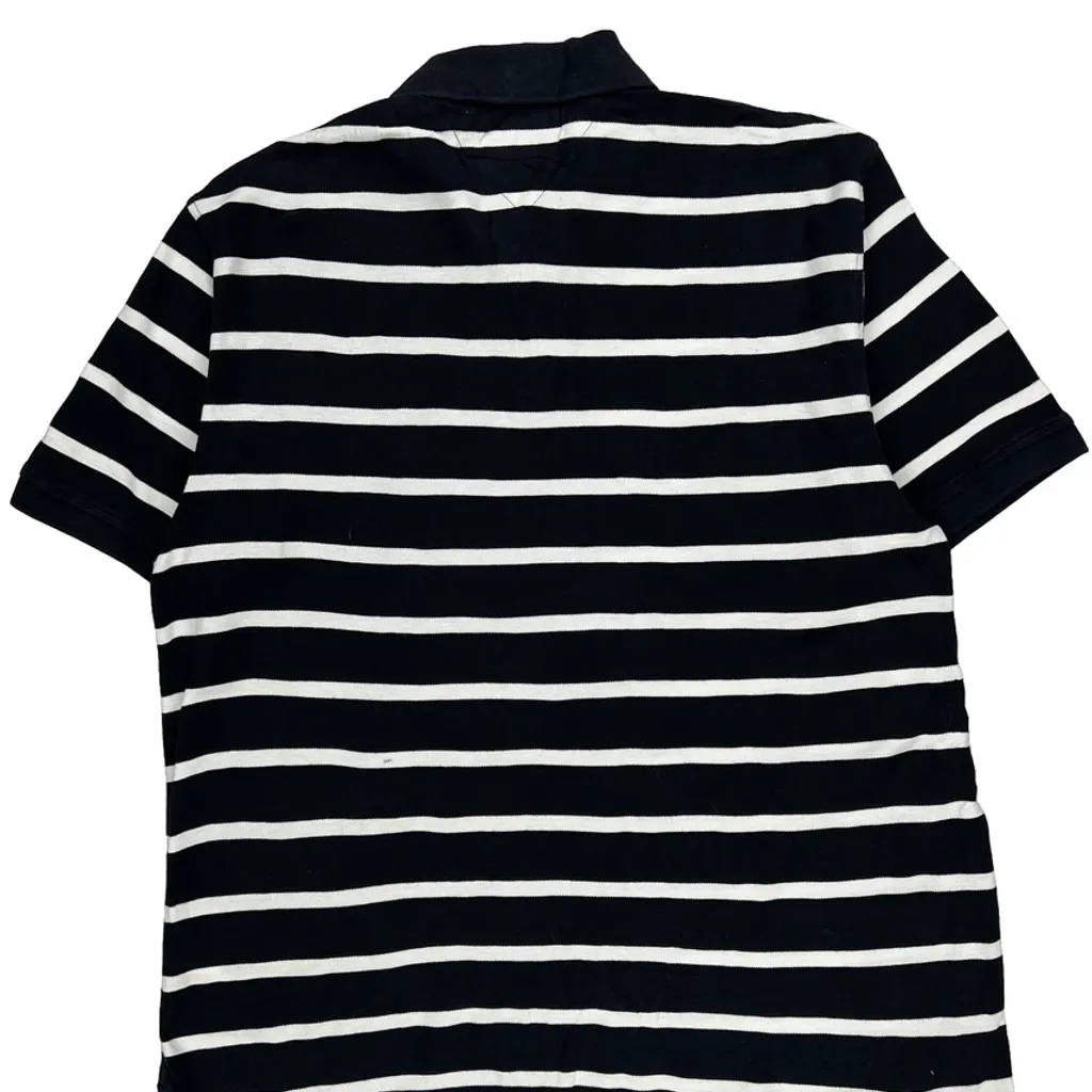 Tommy Hilfiger Striped Polo Shirt - XL Black Cotton - Image 6