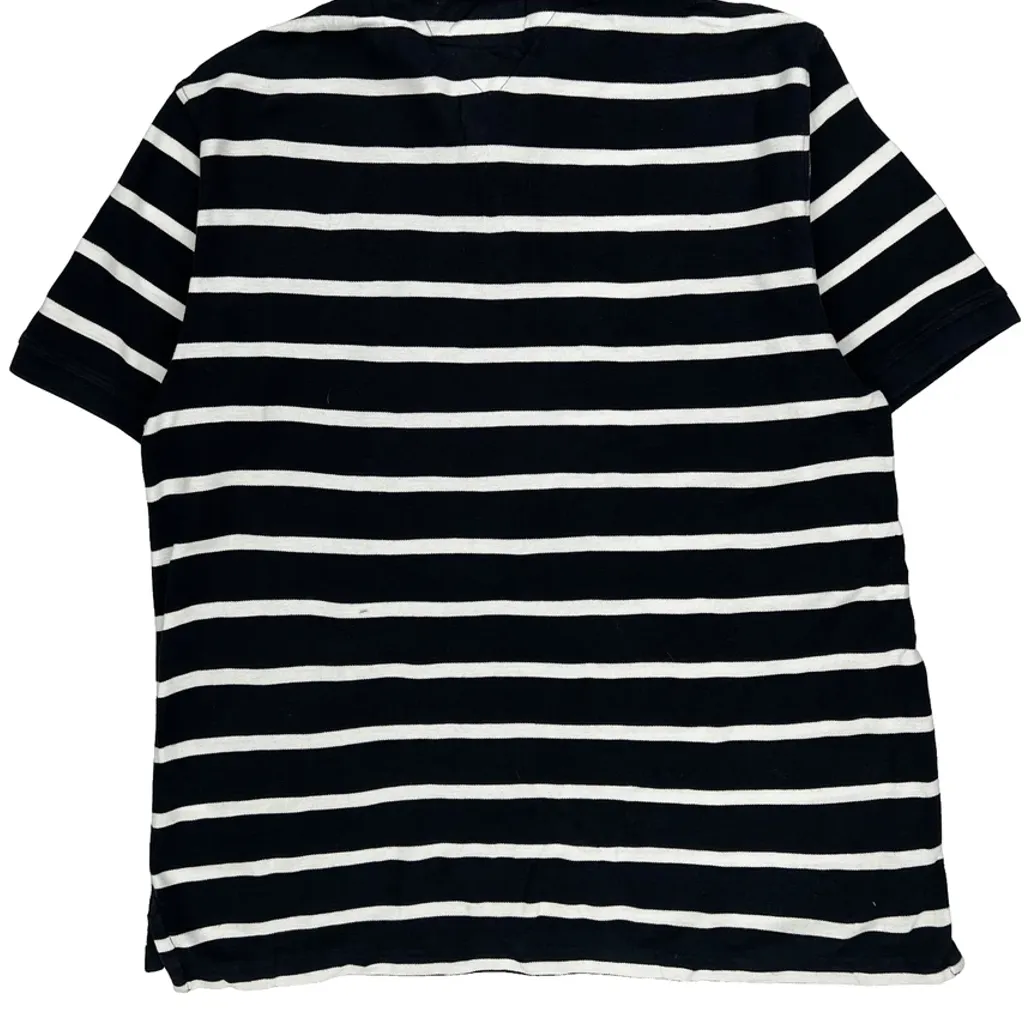 Tommy Hilfiger Striped Polo Shirt - XL Black Cotton - Image 7