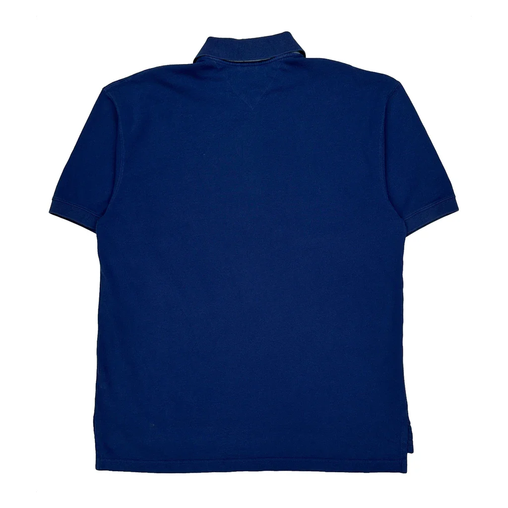 Tommy Hilfiger Polo Shirt - Large Blue Cotton - Image 2