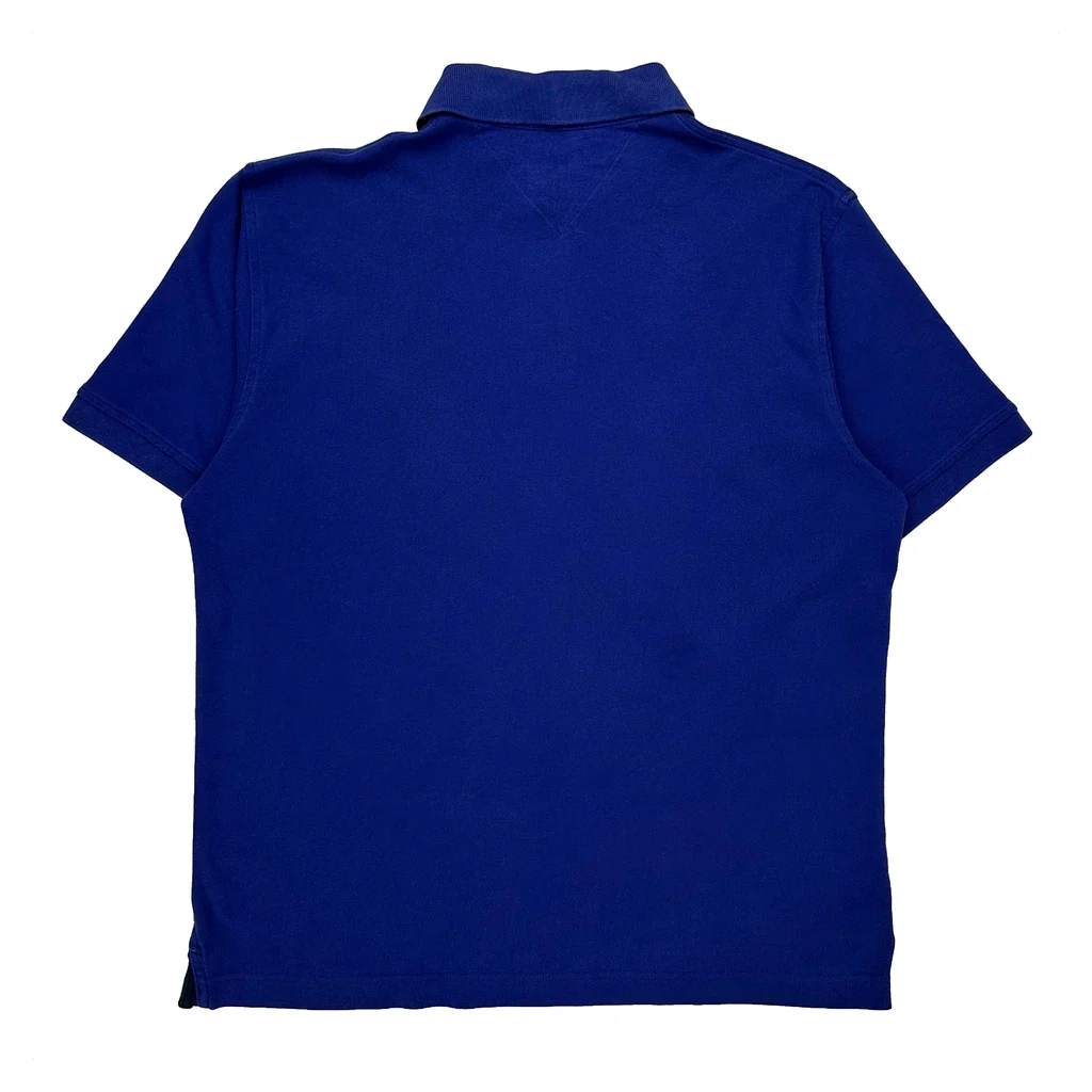 Tommy Hilfiger Polo Shirt - Large Blue Cotton - Image 2