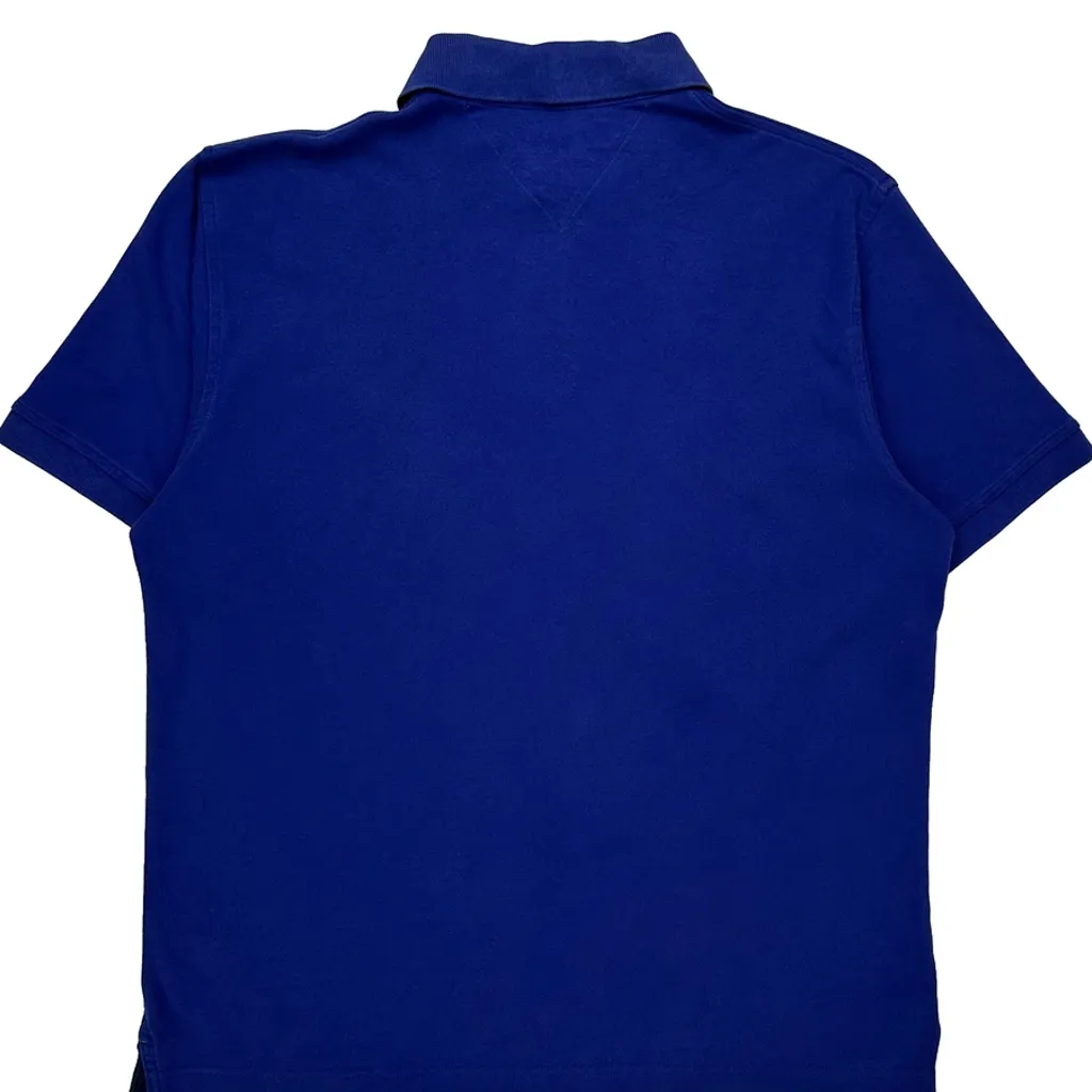 Tommy Hilfiger Polo Shirt - Large Blue Cotton - Image 7