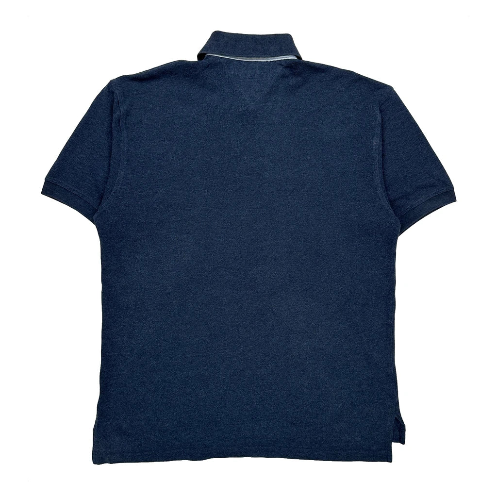 Tommy Hilfiger Polo Shirt - Large Blue Cotton - Image 2