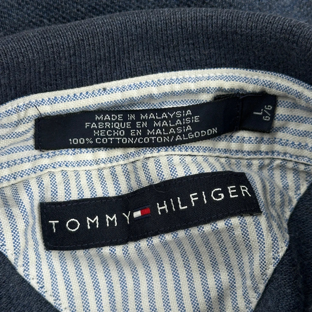Tommy Hilfiger Polo Shirt - Large Blue Cotton - Image 3