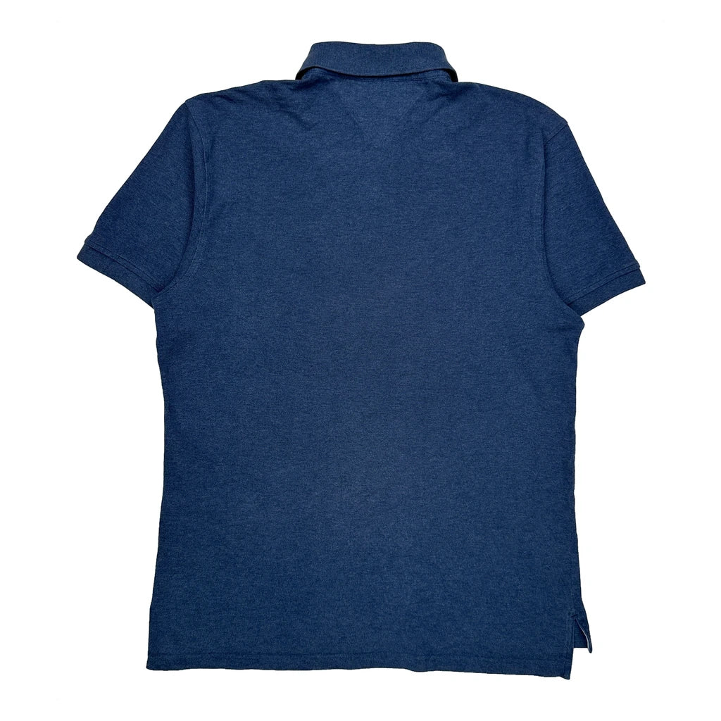 Tommy Hilfiger Polo Shirt - Large Blue Cotton - Image 2