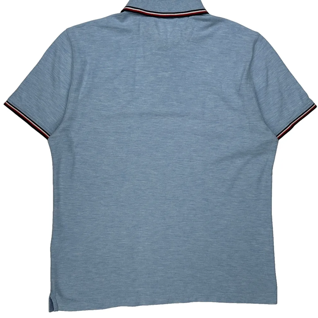 Tommy Hilfiger Polo Shirt - Large Blue Cotton - Image 6