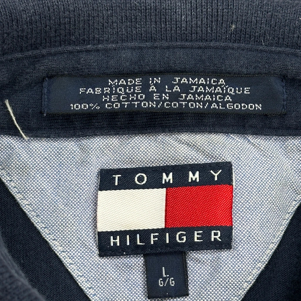 Tommy Hilfiger Polo Shirt - Large Blue Cotton - Image 3