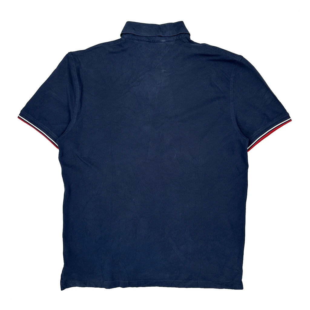Tommy Hilfiger Polo Shirt - Large Blue Cotton - Image 2