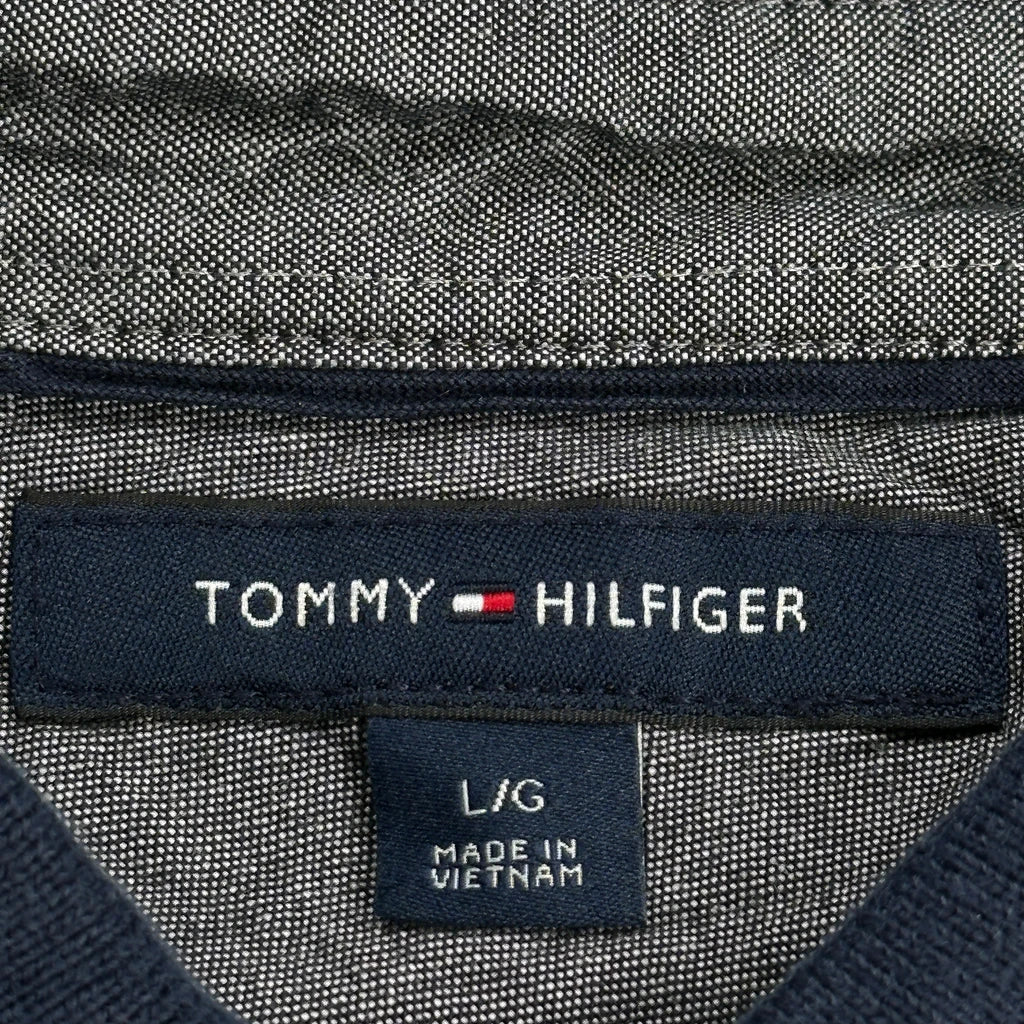 Tommy Hilfiger Polo Shirt - Large Blue Cotton - Image 3
