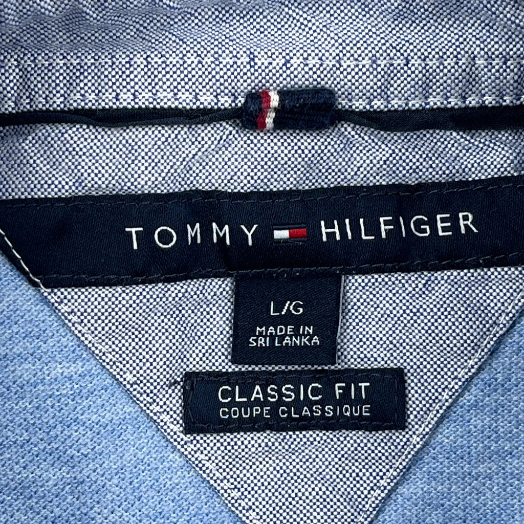 Tommy Hilfiger Polo Shirt - Large Blue Cotton - Image 3