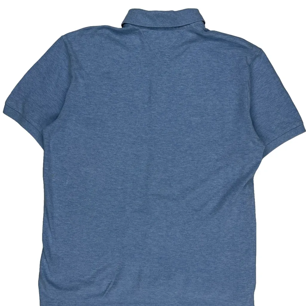 Tommy Hilfiger Polo Shirt - Large Blue Cotton - Image 7