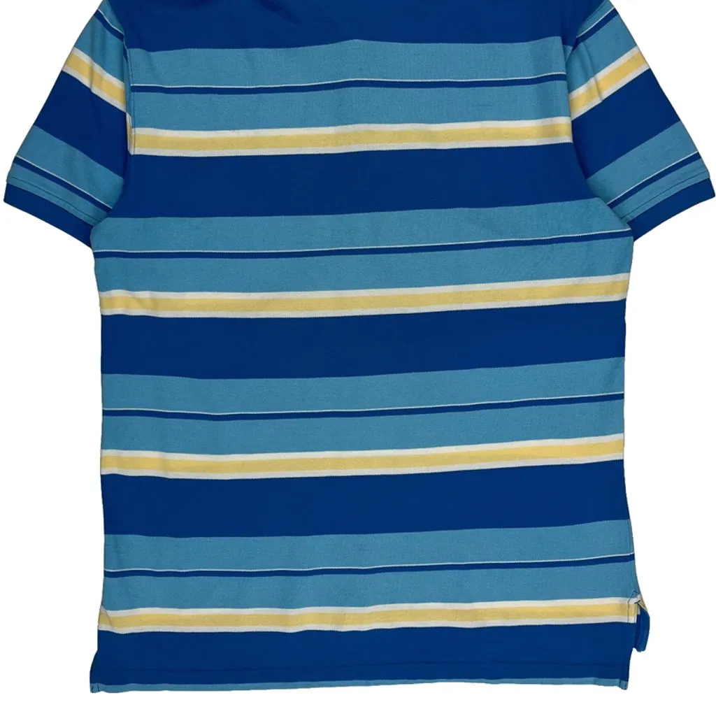 Tommy Hilfiger Striped Polo Shirt - Large Blue Cotton - Image 6