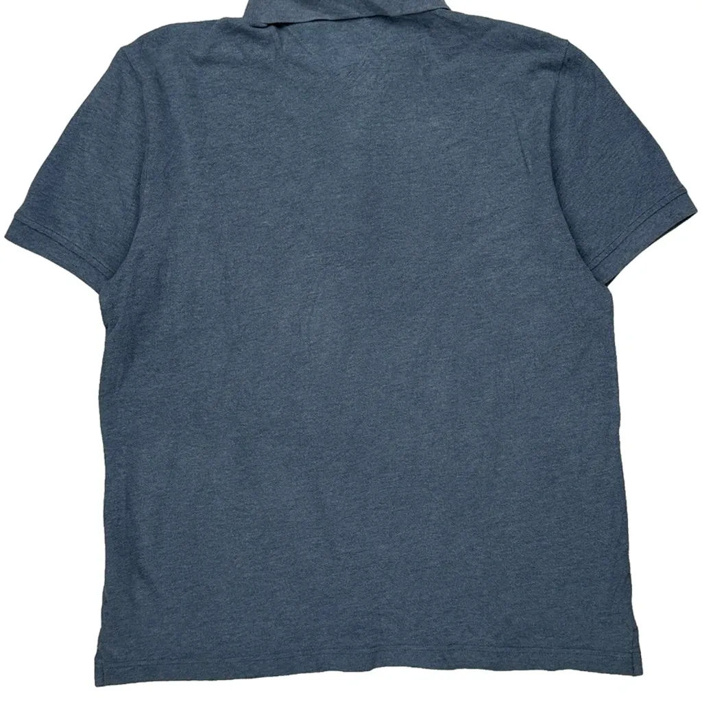Tommy Hilfiger Polo Shirt - Medium Blue Cotton - Image 7