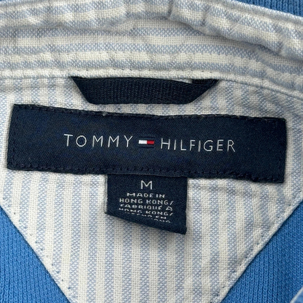 Tommy Hilfiger Polo Shirt - Medium Blue Cotton - Image 5