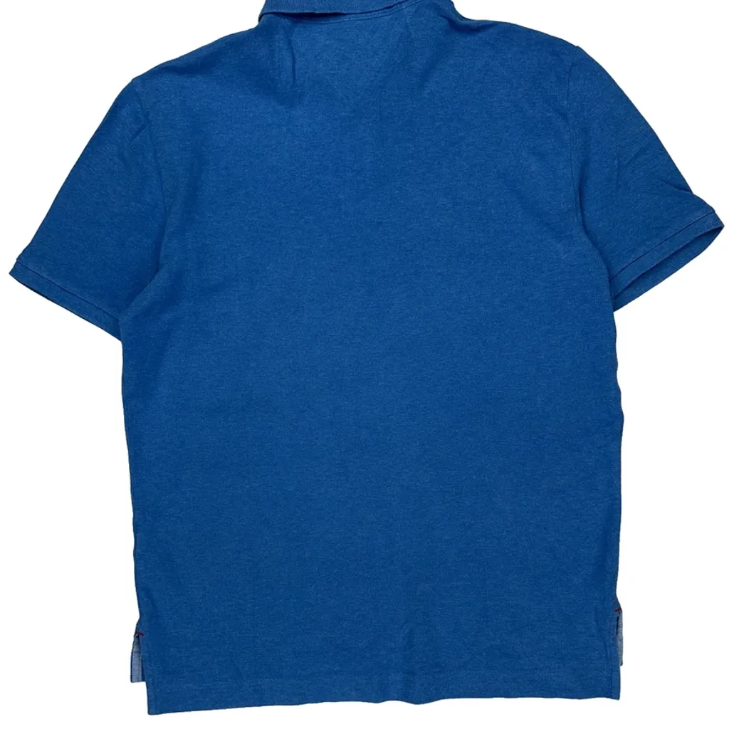 Tommy Hilfiger Polo Shirt - Medium Blue Cotton - Image 6