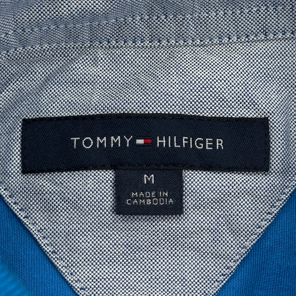 Tommy Hilfiger Polo Shirt - Medium Blue Cotton - Image 3