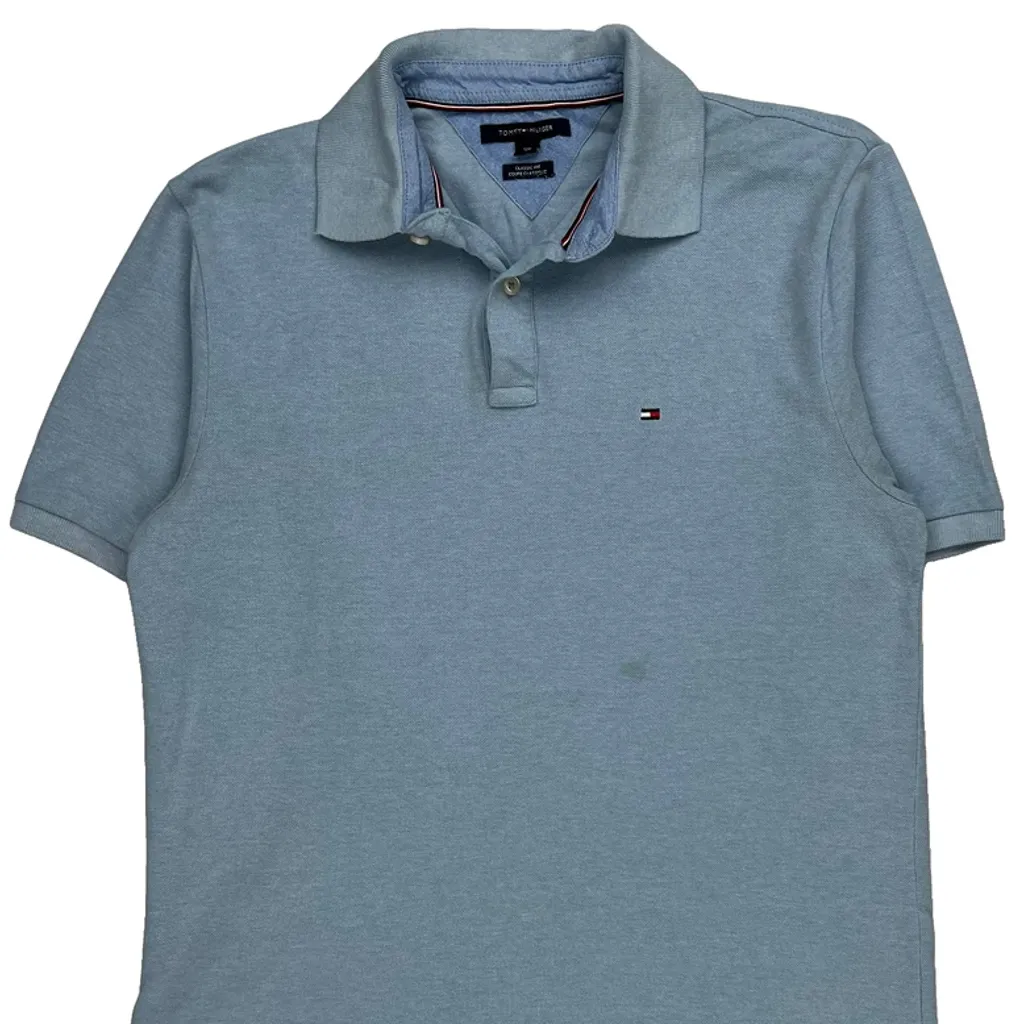 Tommy Hilfiger Polo Shirt - Small Blue Cotton - Image 4