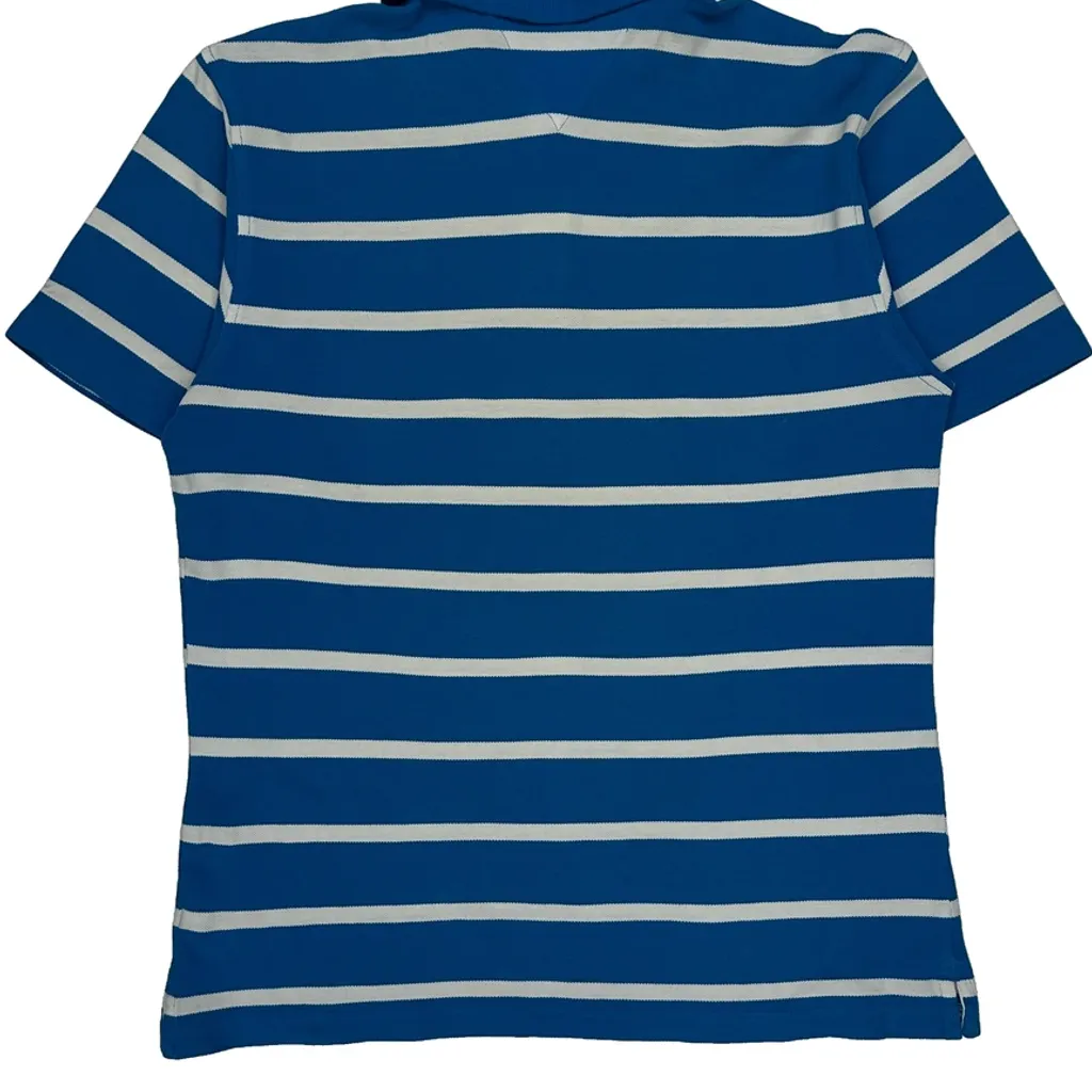 Tommy Hilfiger Striped Polo Shirt - XL Blue Cotton - Image 6