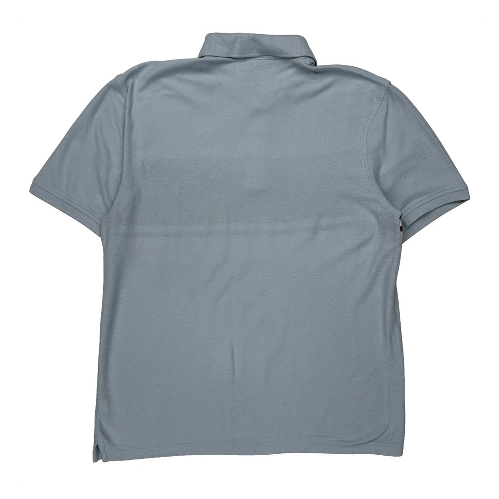 Tommy Hilfiger Striped Polo Shirt - XL Blue Cotton - Image 2