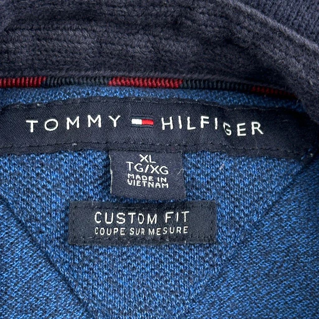 Tommy Hilfiger Polo Shirt - XL Blue Cotton - Image 3