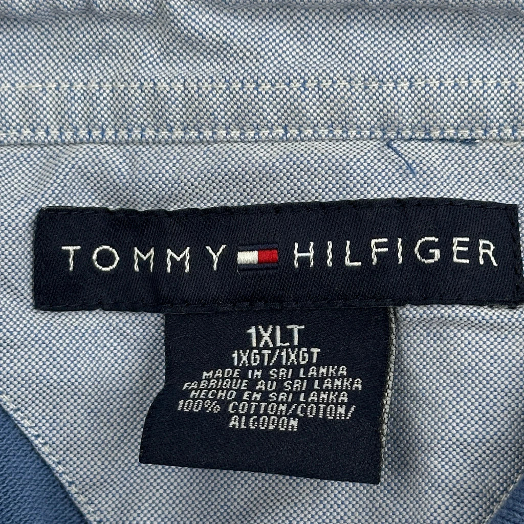Tommy Hilfiger Tall Polo Shirt - XL Blue Cotton - Image 3