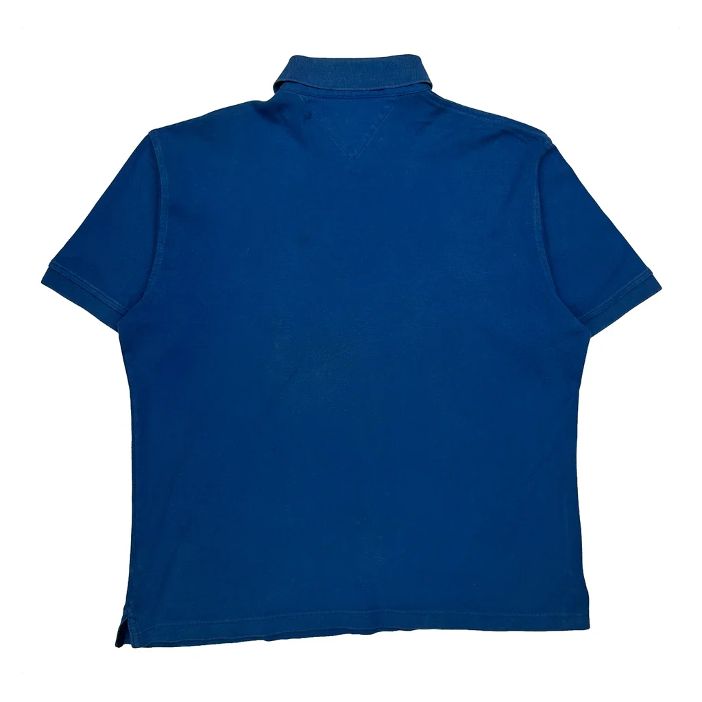 Tommy Hilfiger Polo Shirt - XL Blue Cotton - Image 2