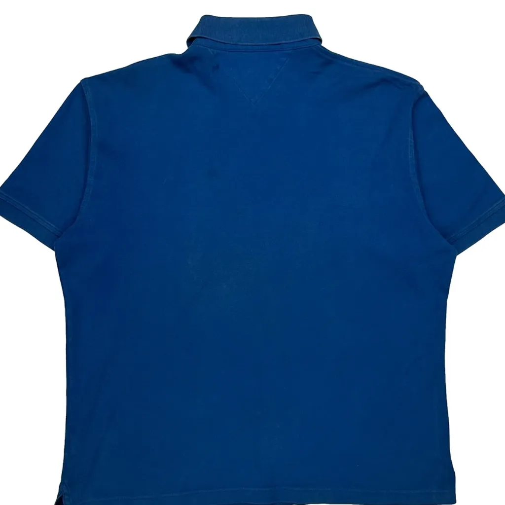 Tommy Hilfiger Polo Shirt - XL Blue Cotton - Image 7