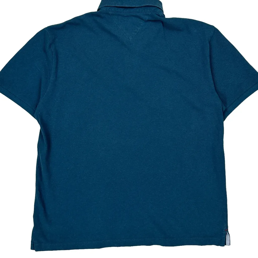 Tommy Hilfiger Polo Shirt - XL Blue Cotton - Image 6