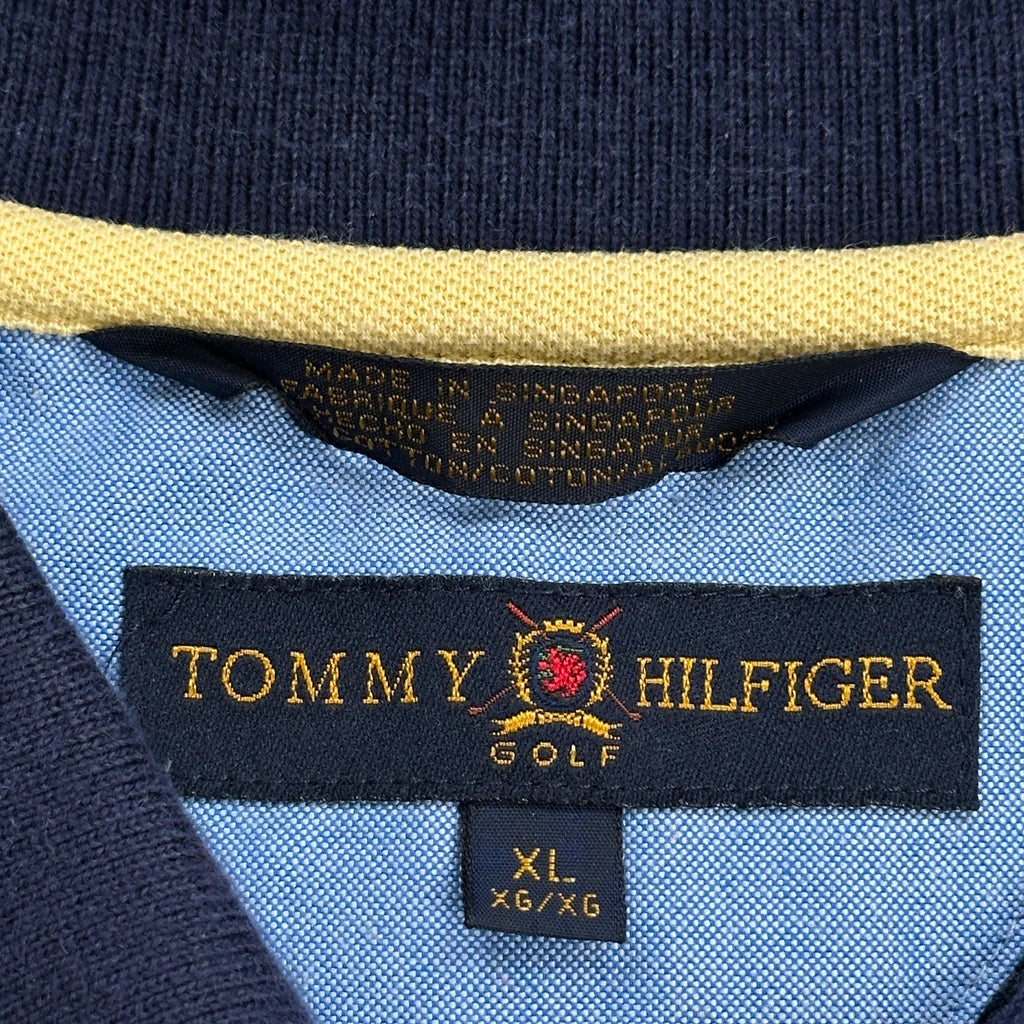 Tommy Hilfiger Polo Shirt - XL Blue Cotton - Image 3