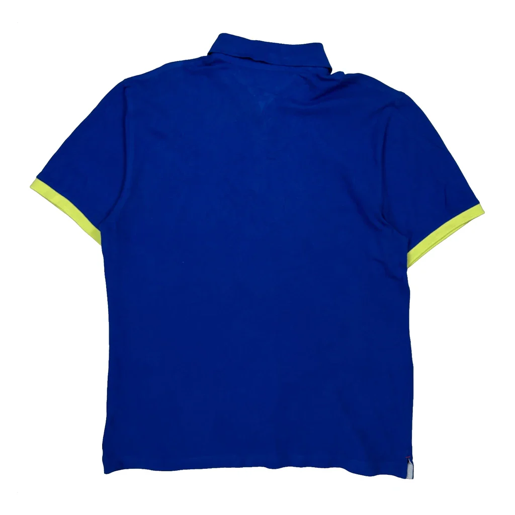 Tommy Hilfiger Polo Shirt - XL Blue Cotton - Image 2
