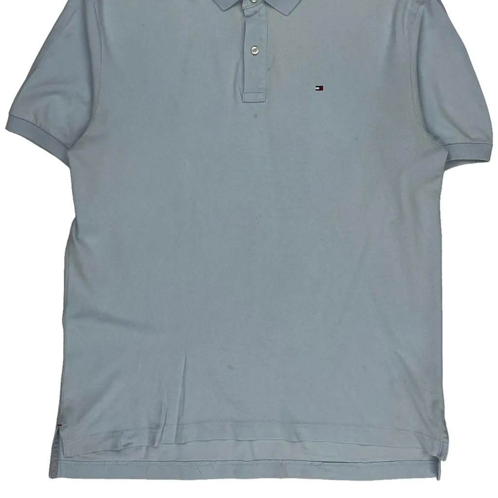Tommy Hilfiger Polo Shirt - XL Blue Cotton - Image 5