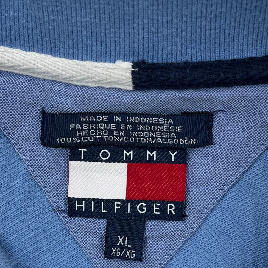 Tommy Hilfiger Polo Shirt - XL Blue Cotton - Image 5
