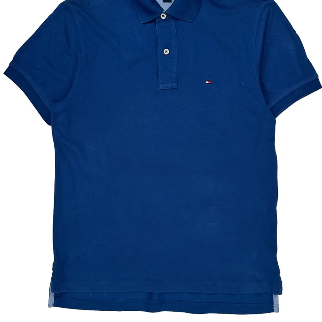 Tommy Hilfiger Polo Shirt - XS Blue Cotton - Image 5