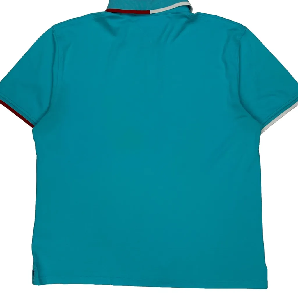 Tommy Hilfiger Polo Shirt - 2XL Blue Cotton - Image 8