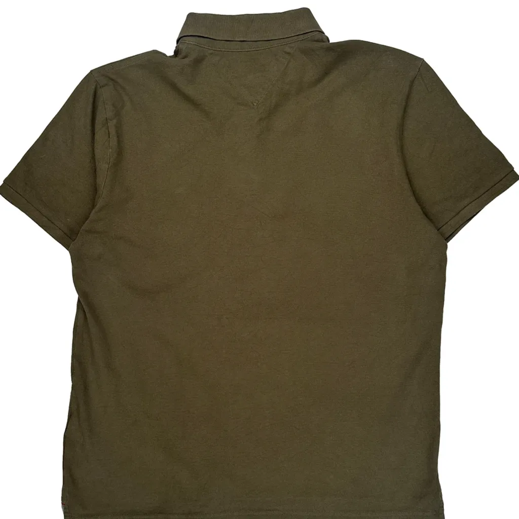 Tommy Hilfiger Polo Shirt - Large Brown Cotton - Image 7