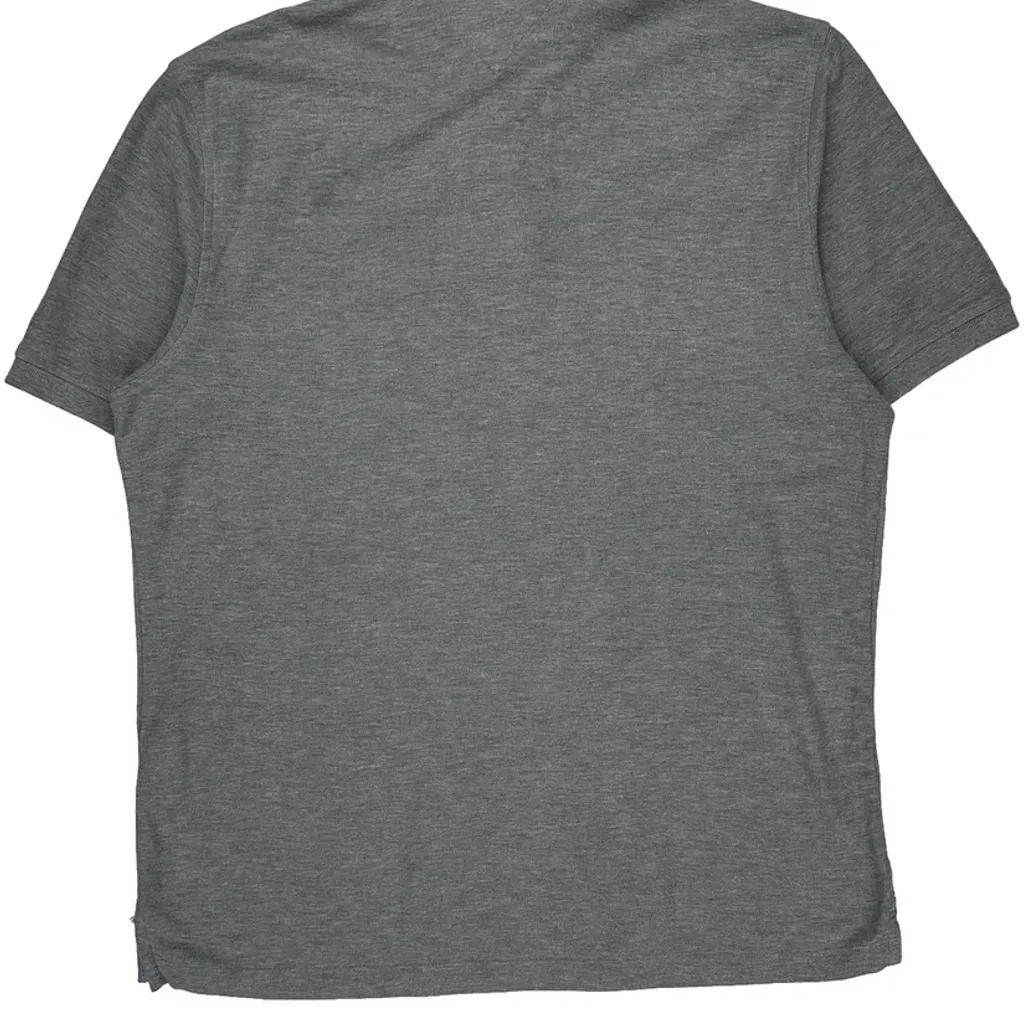 Tommy Hilfiger Striped Polo Shirt - Large Gray Cotton - Image 6
