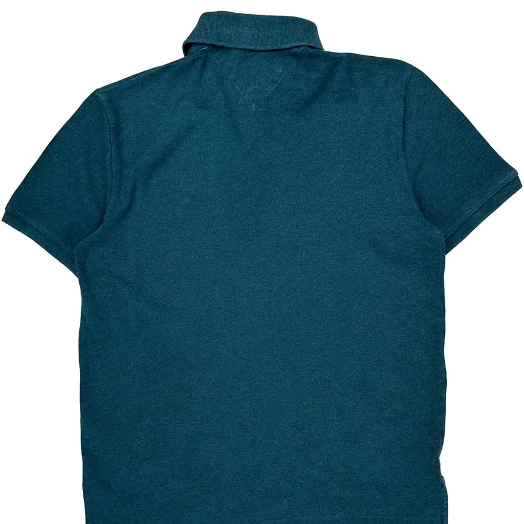Tommy Hilfiger Polo Shirt - Small Green Cotton - Image 7