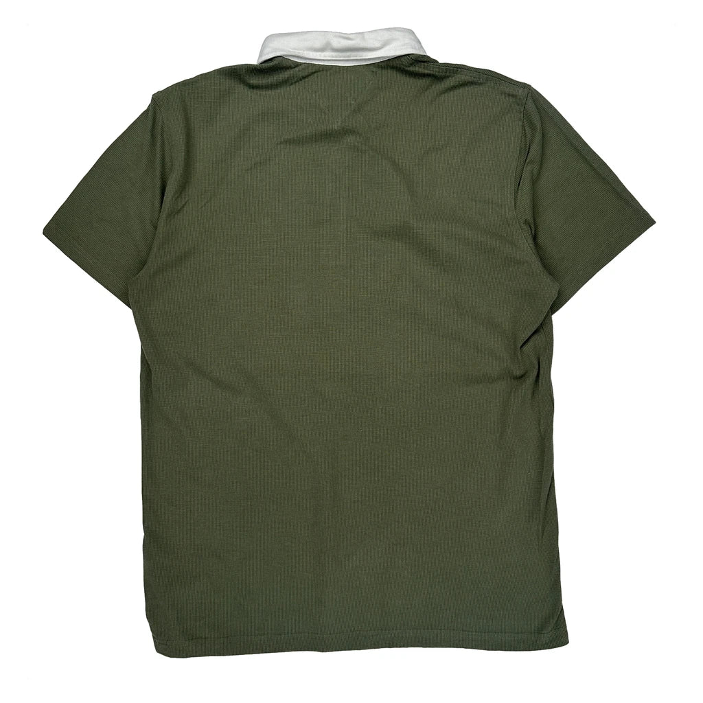 Tommy Hilfiger Slim Fit Polo Shirt - XL Green Cotton - Image 2