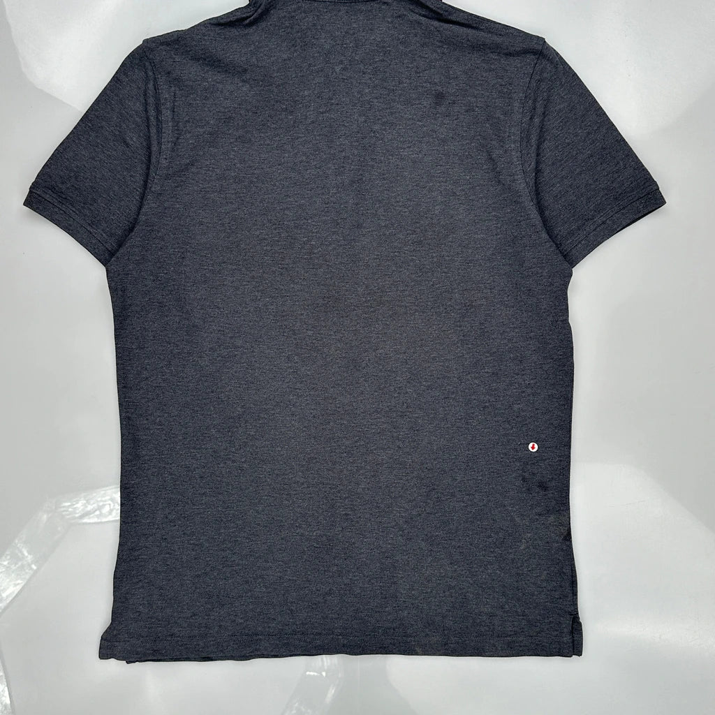 Tommy Hilfiger Slim Fit Polo Shirt - Large Grey Cotton - Image 3