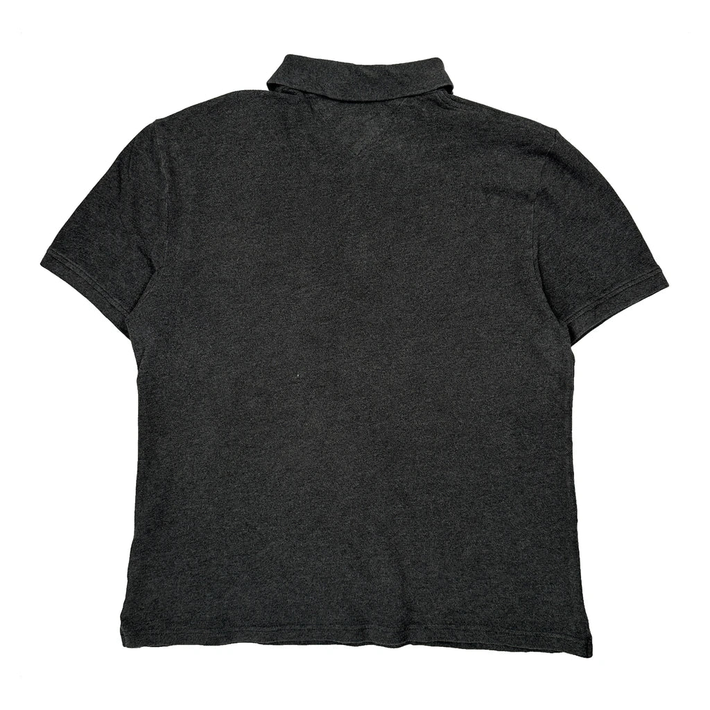 Tommy Hilfiger Polo Shirt - Large Grey Cotton - Image 2