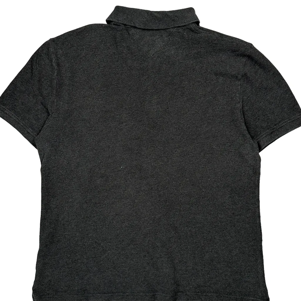 Tommy Hilfiger Polo Shirt - Large Grey Cotton - Image 6