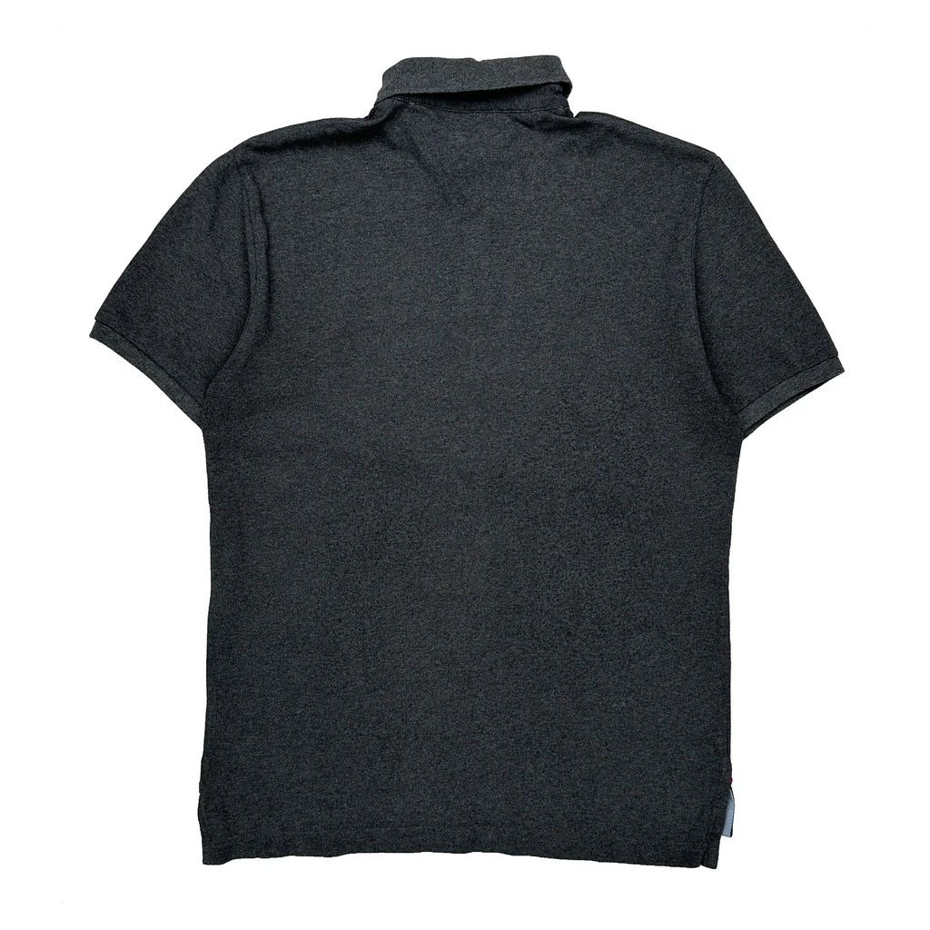 Tommy Hilfiger Polo Shirt - Medium Grey Cotton - Image 2